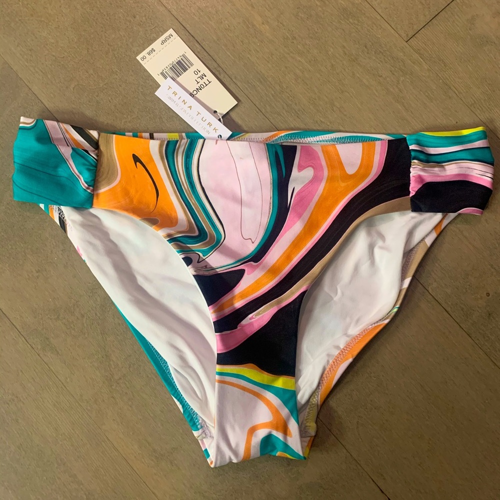 NEW TRINA TURL SWIM SIZE 10 NAZARE BIKINI BOTTOMS